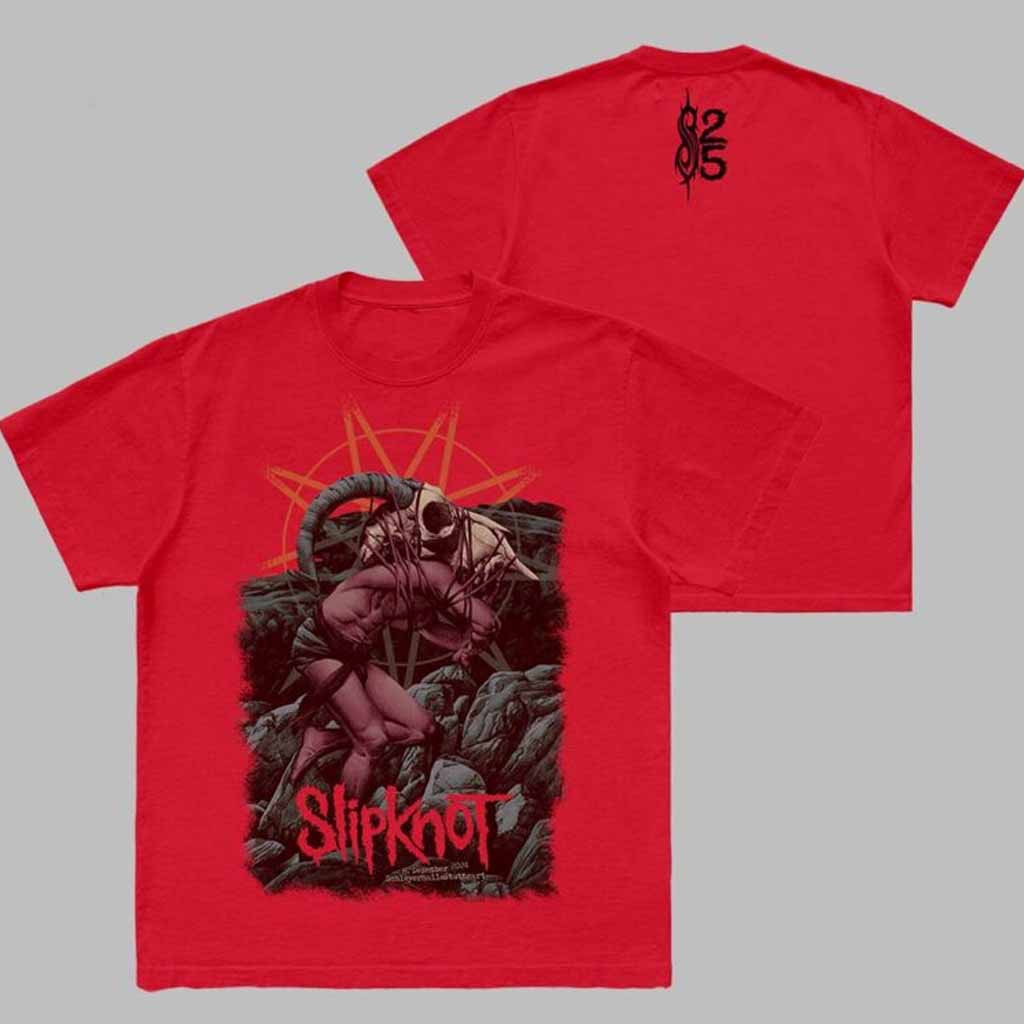 Slipknot Merch Tee For Show In Stuttgart Germany At Schleyerhalle On December 8 2024 T-Shirt Music Lover Gifts For Him