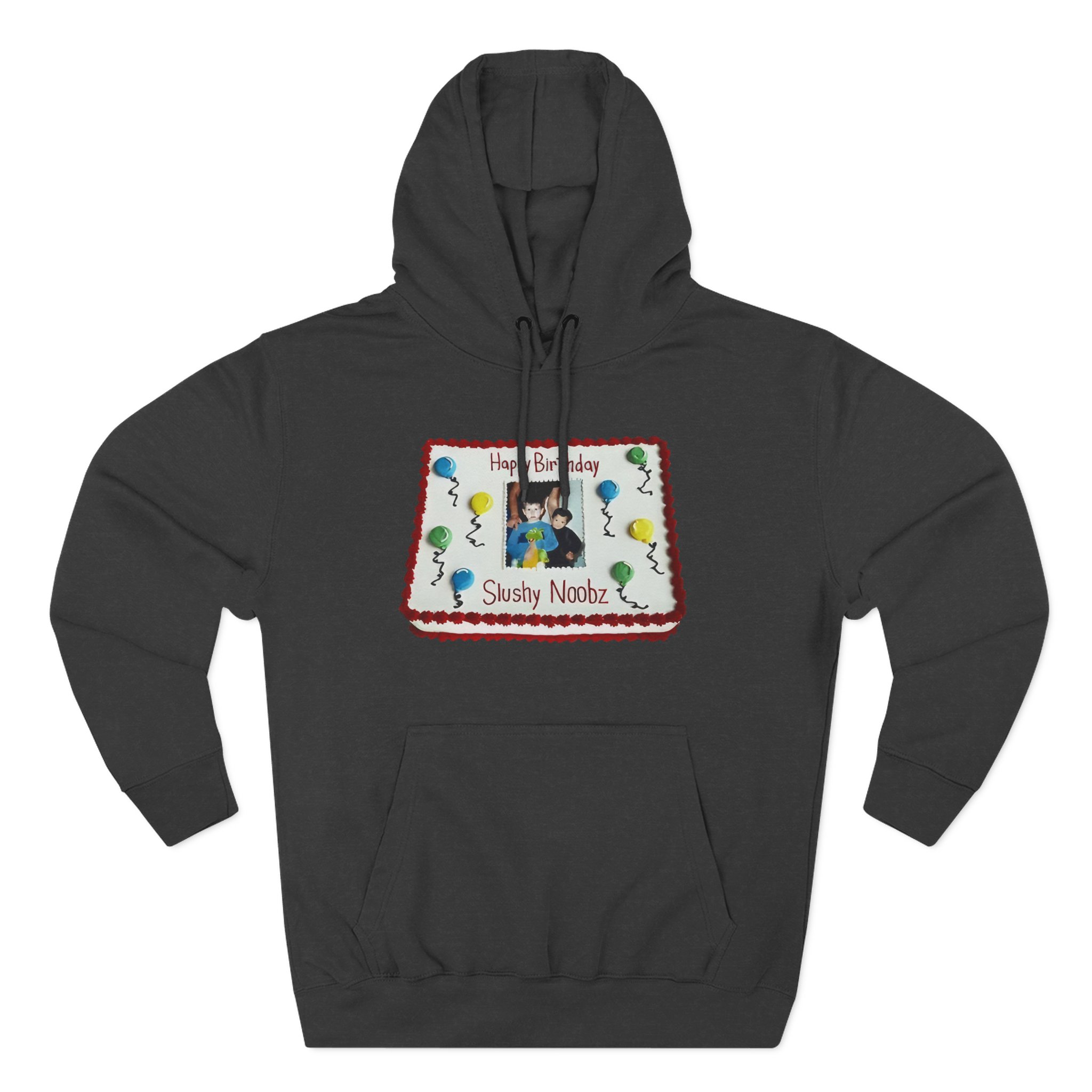 Slushy Noobz Birthday Cake Three-panel Fleece Hoodie Best Merch Gift For Slushy Fans