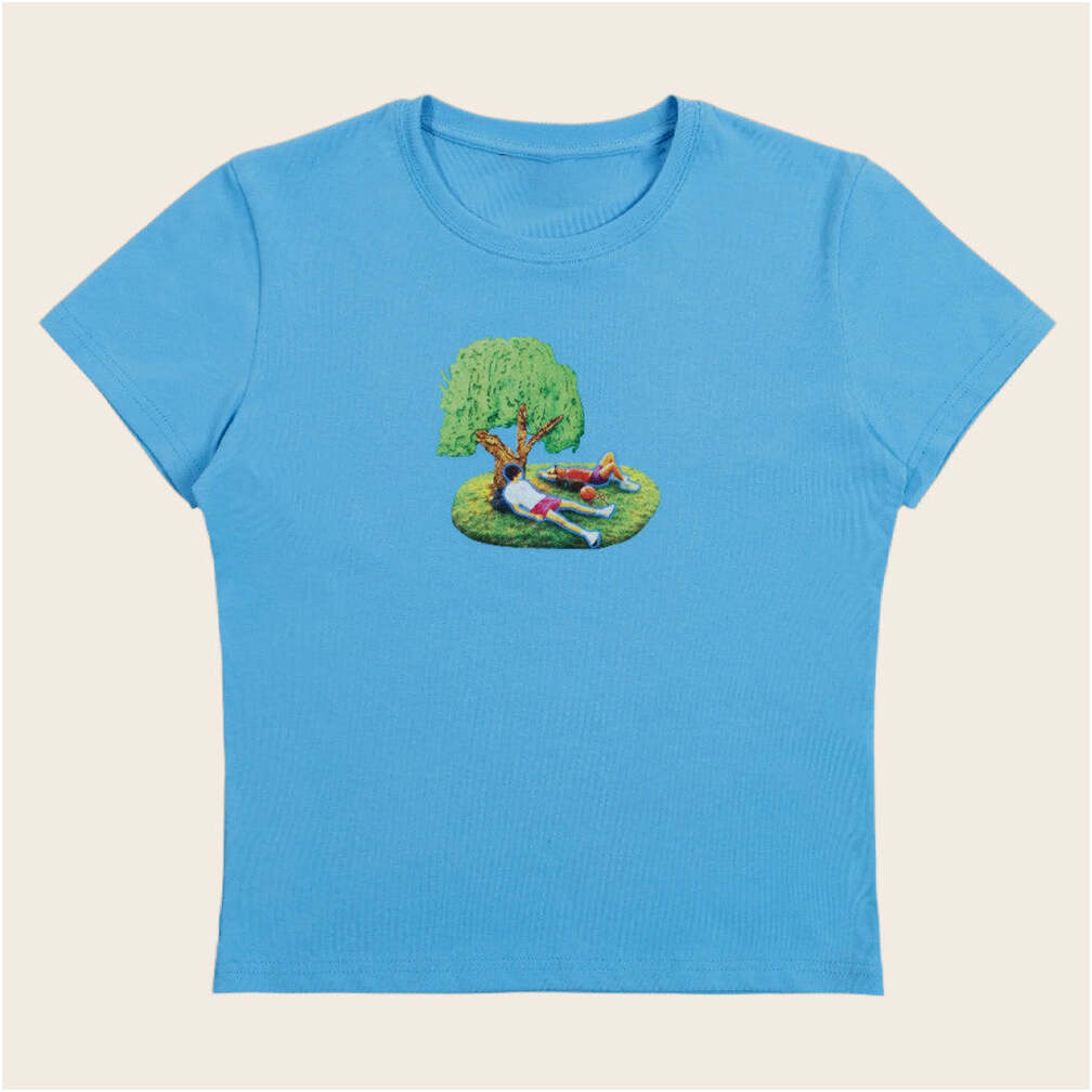 Slushy Noobz Merch Tree Blue Baby Tee Gift Ideas For Wife Birthday Gifts For BFF