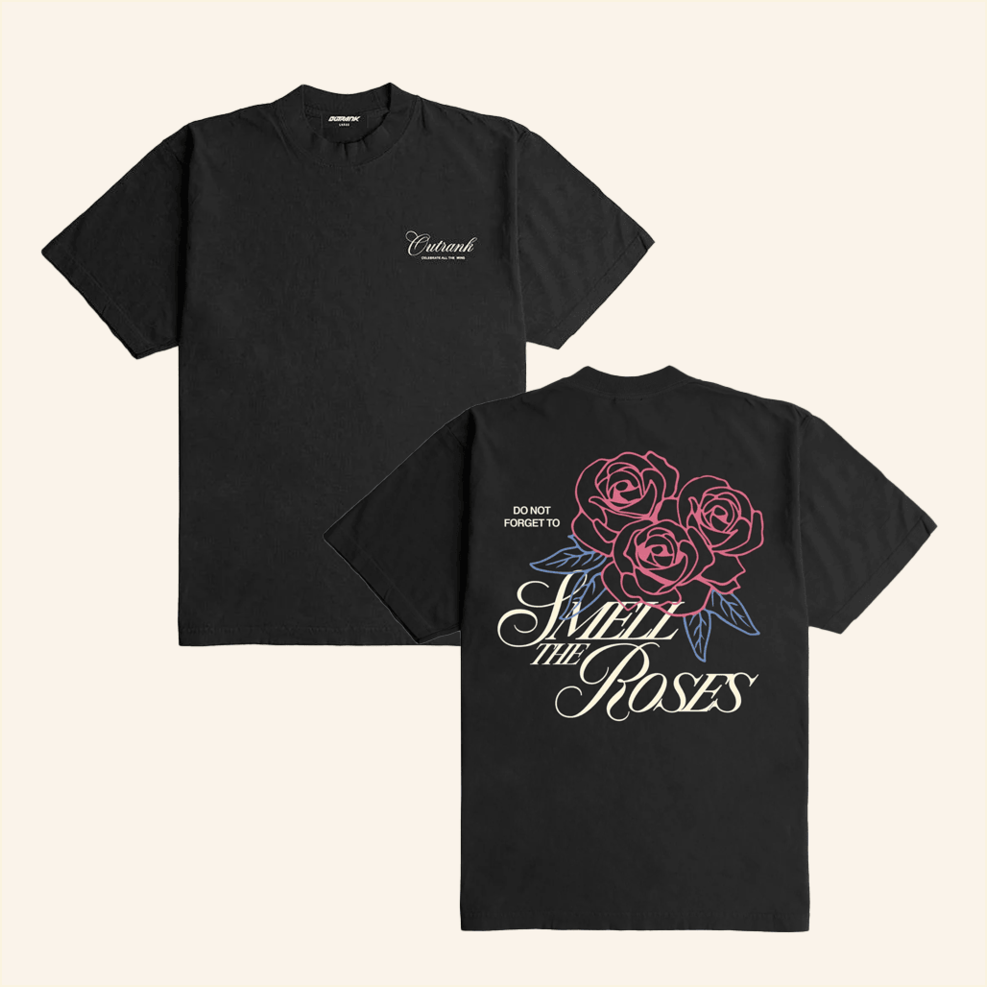 Smell The Roses Ultra T-Shirt Outrank Brand Merch Birthday Gifts For Husband Gifts For BFF