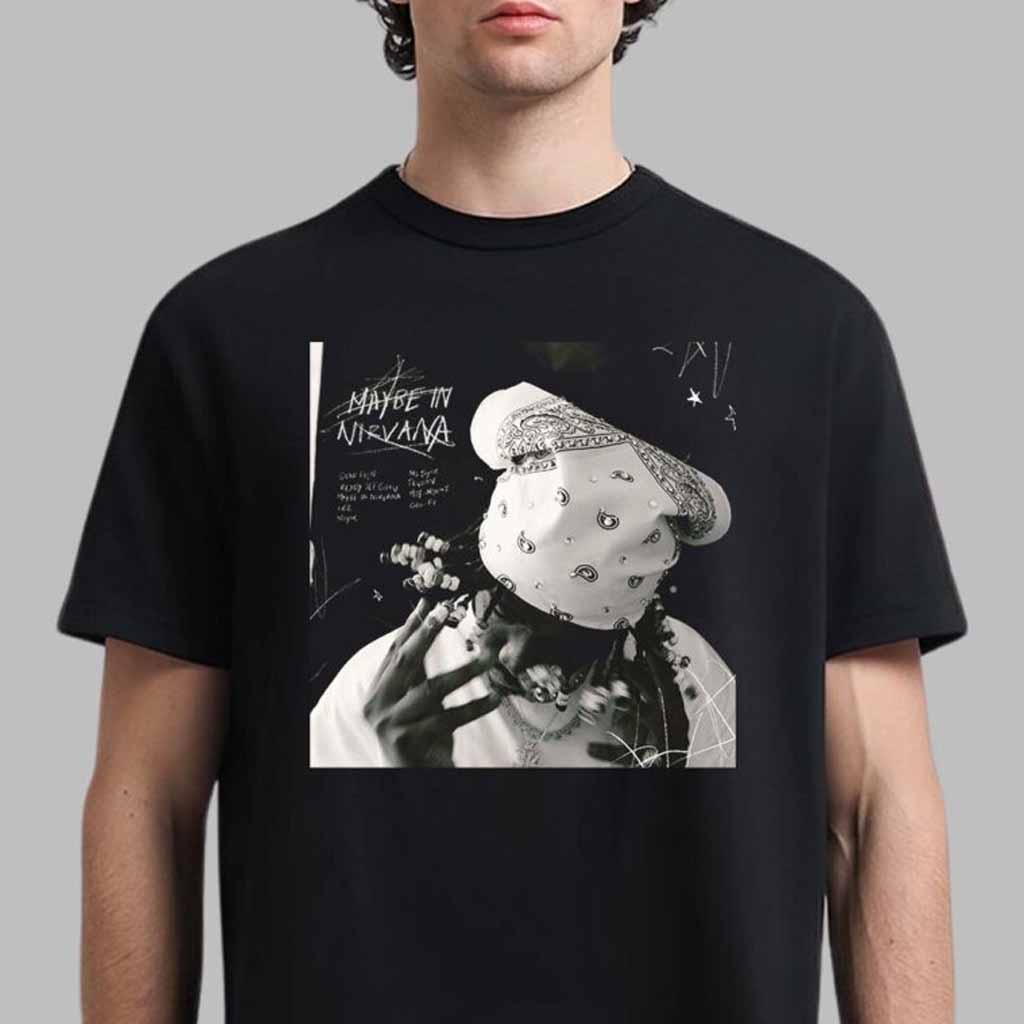 Smino Maybe In Nirvana Album Cover Tracklist T-Shirt Smino Merch Music Related Gifts For Guys