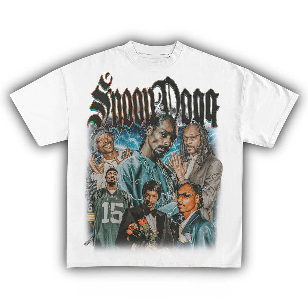 Snoop Dogg White T-Shirt Snoop Dogg Merch Music Gift Ideas For Guys