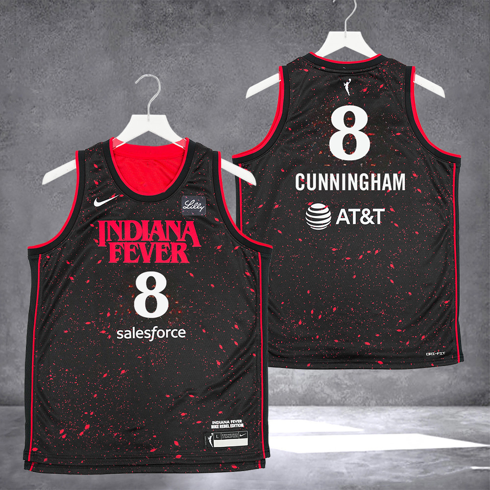 Sophie Cunningham 8 Indiana Fever Stranger Things Swingman Jersey Good Gifts For Basketball Fans