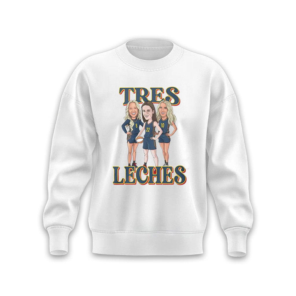 Sophie Cunningham Tres Leches Sweatshirt WNBA Indiana Fever Merch