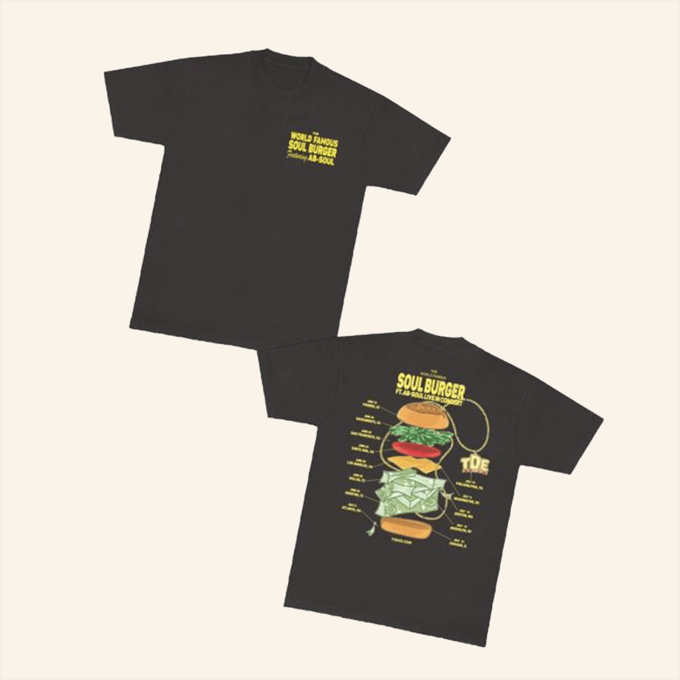 Soul Burger Tour T-Shirt Txdxe Merch Best Birthday Gifts For BFF Christmas Presents