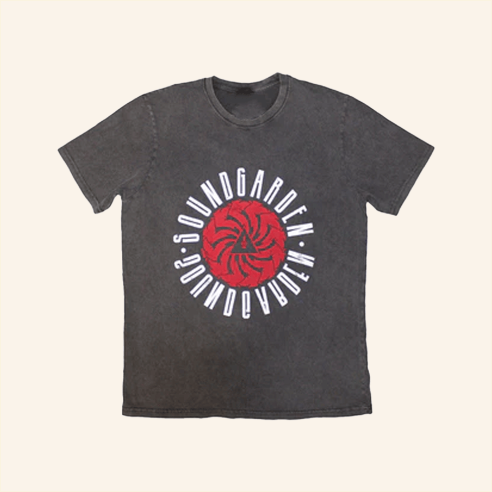 Soundgarden Stone Wash T-Shirt ATC Music Merch Birthday Gifts For BFF Christmas Presents