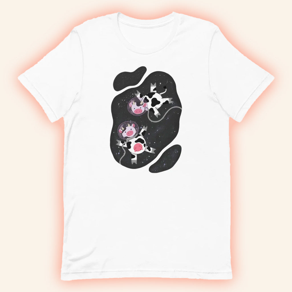 Sounds Fake Pod Merch Space Cows T-Shirt Gifts For Friends