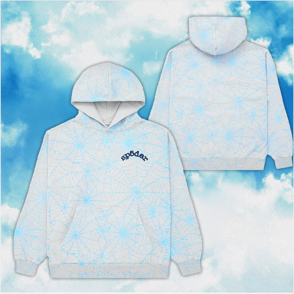 Sp5der Web Hoodie Heather Grey Spider Hoodie Spider Merch Birthday Gift Ideas