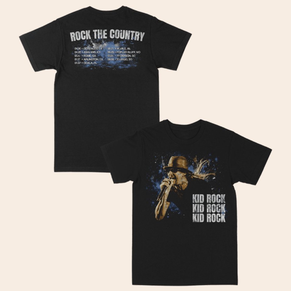 Space Rock Tour T-Shirt Kid Rock Merch Father's Day Special Birthday Gifts For Dad BFF Gifts