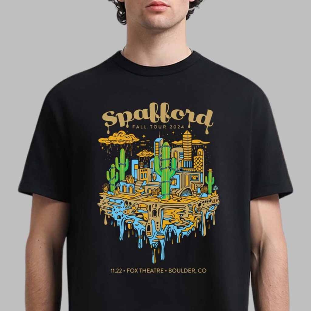 Spafford Three Nights Of Colorado Fall Tour 2024 Poster For Boulder At Fox Theatre On November 22 2024 T-Shirt Fan Apparel Gifts