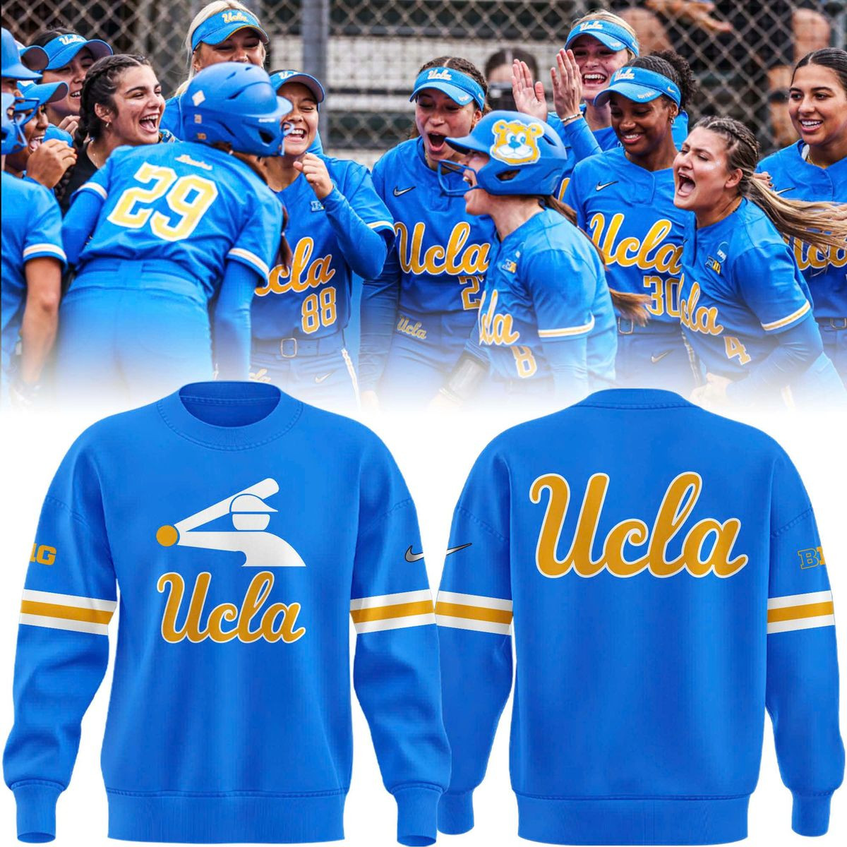 Special New Ucla Softball Stickman Sweatshirt Gifts For Softball Fan