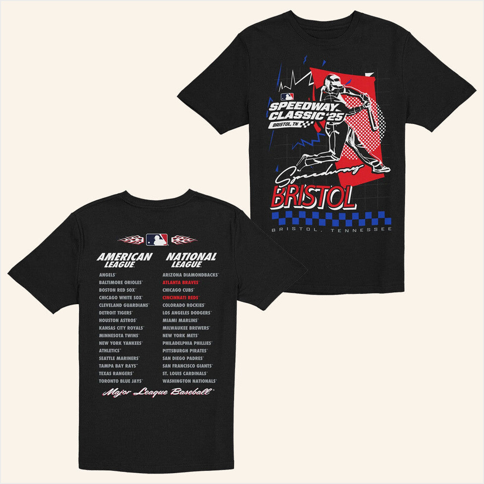 Speedway Classic Black T-Shirt Neweracap Merch Present For Dad Birthday Gifts For BFF