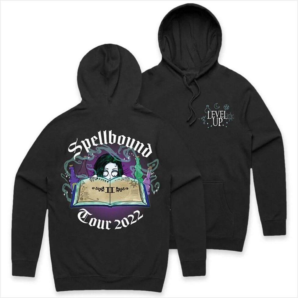 Spellbound Black Hoodie Level Up Merch Good Gifts For Husband Birthday Gift Ideas