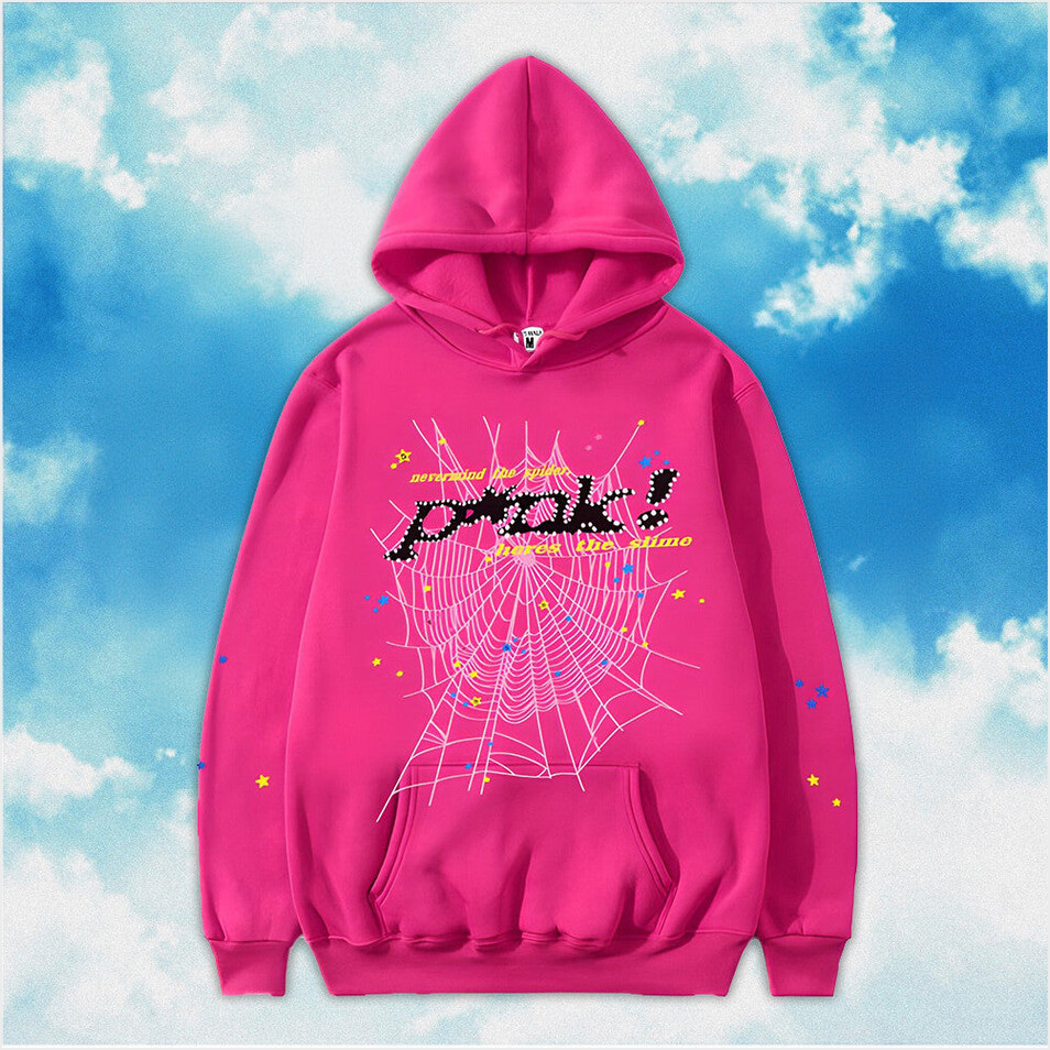 Spider Pink Hoodie Sp5der Web Hoodie Spider Merch Birthday Gifts For Daughter Best Friend Gifts