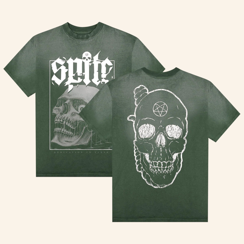 Spite Merch Dedication To Flesh Green T-Shirt Unique Gifts For Him