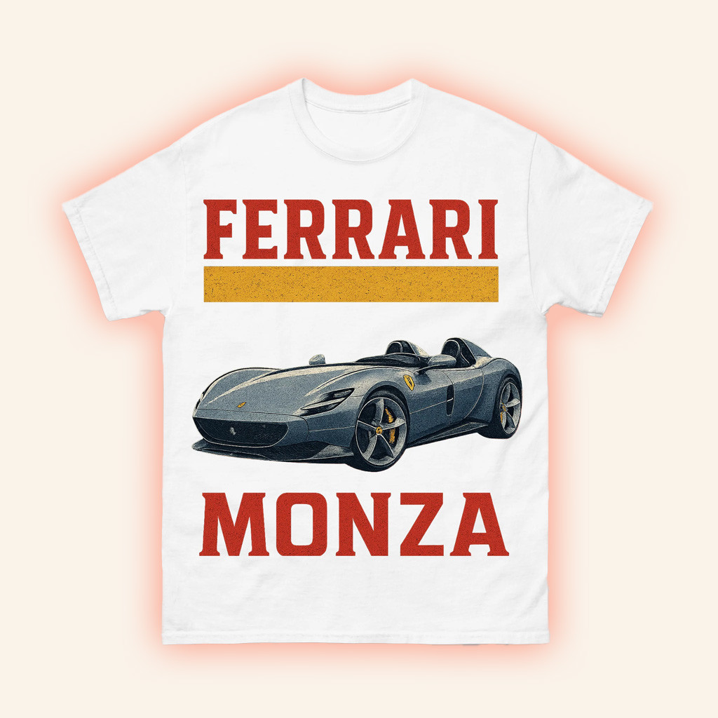 Spoofytees Merch Spoofytees Ferrari Monza T-Shirt Gifts For Dudes
