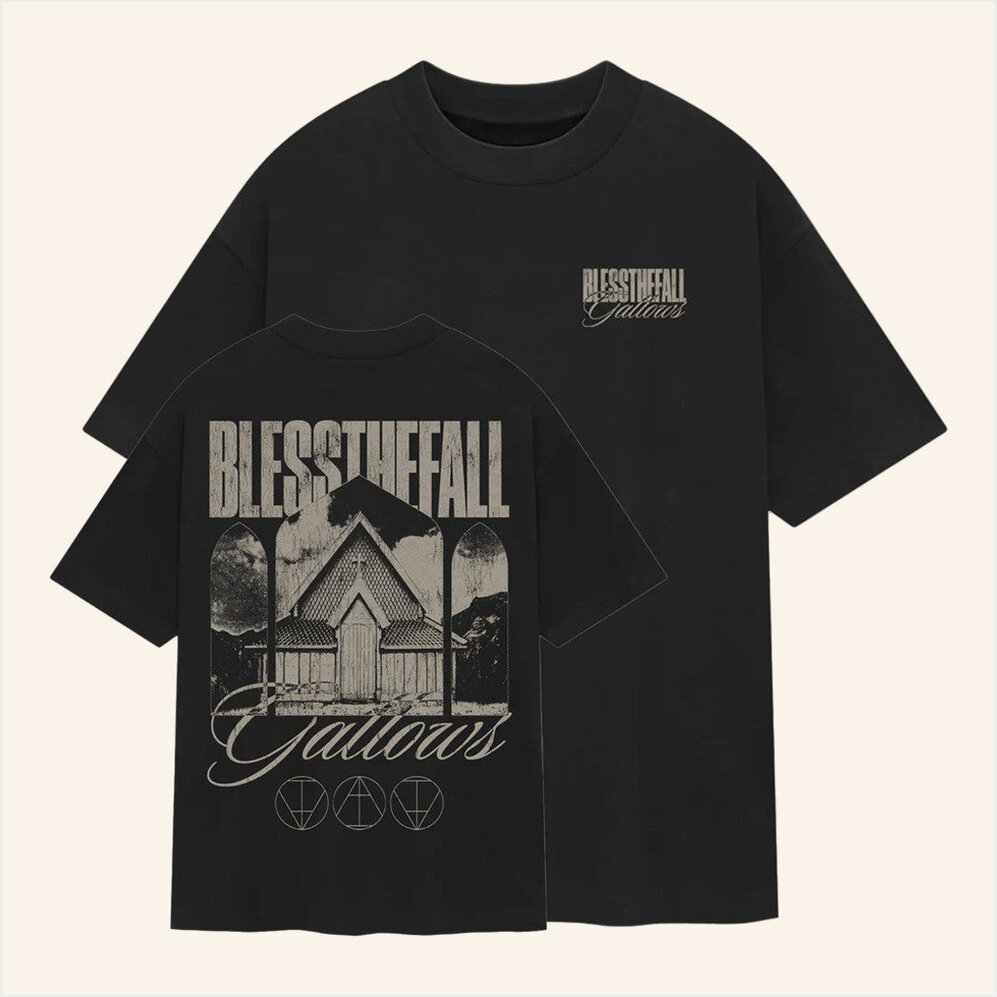 Stained Glass Shirt Blessthefall Merch Black Birthday Gifts For People Who Like Music