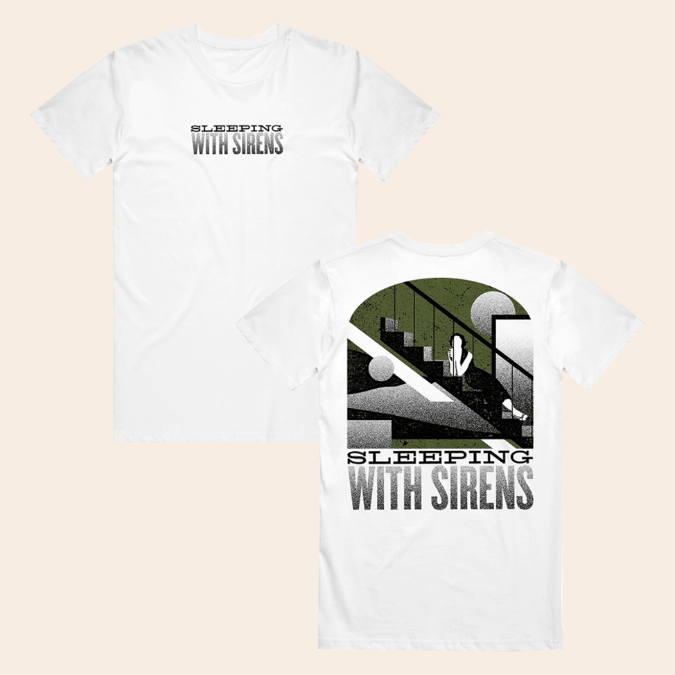 Stairs T-Shirt Sleeping With Sirens Merch Father In Law Gifts Dad's Day Best Friend Gifts