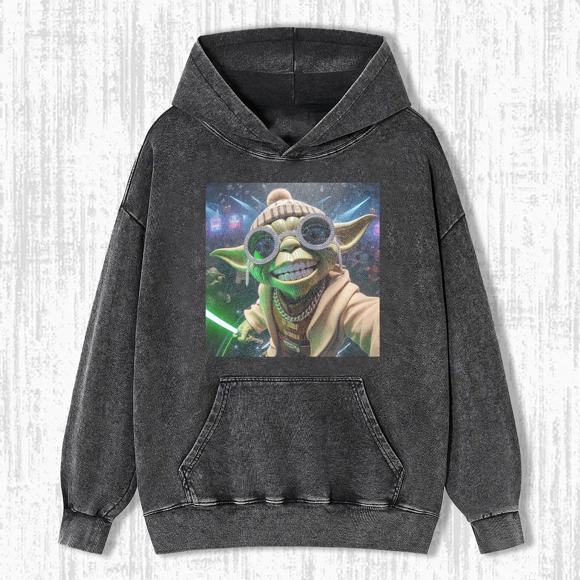Star Wars Yoda Nightclub Dj Hoodie Gifts For Star Wars Enthusiasts