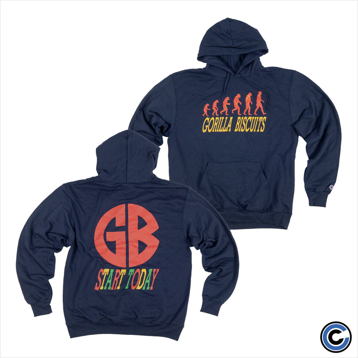 Start Today Hoodie Gorilla Biscuits Merch Gorilla Biscuits Hoodie BFF Birthday Gifts