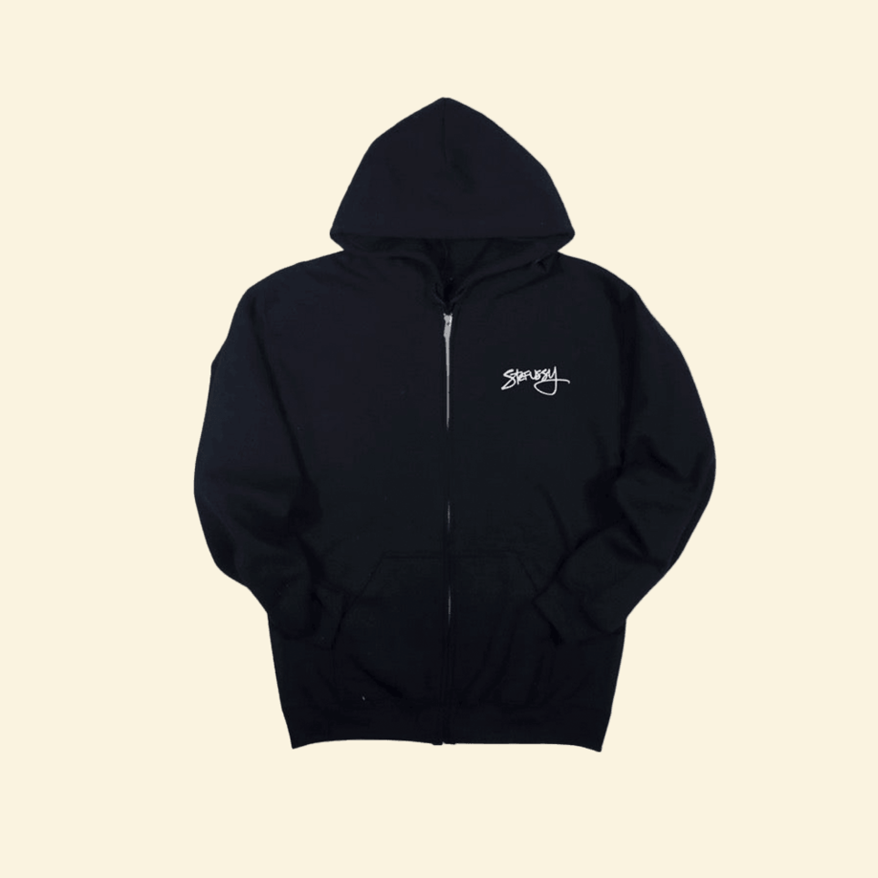 Stefussy Zipper Hoodie Stefussy Merch Black Gifts For Fans Birthday Gifts For Besties