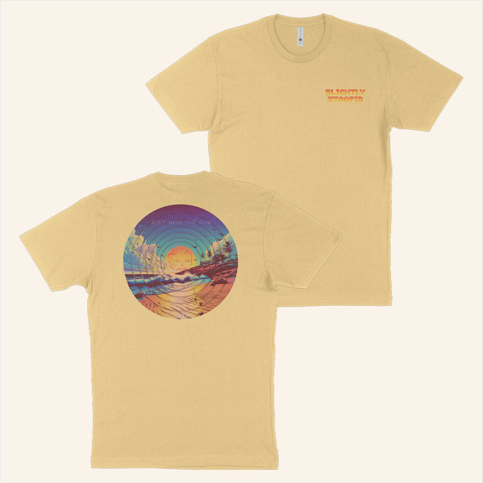 Step Into The Sun Banana Cream T-Shirt Slightly Stoopid Merch Birthday Gifts For Fans