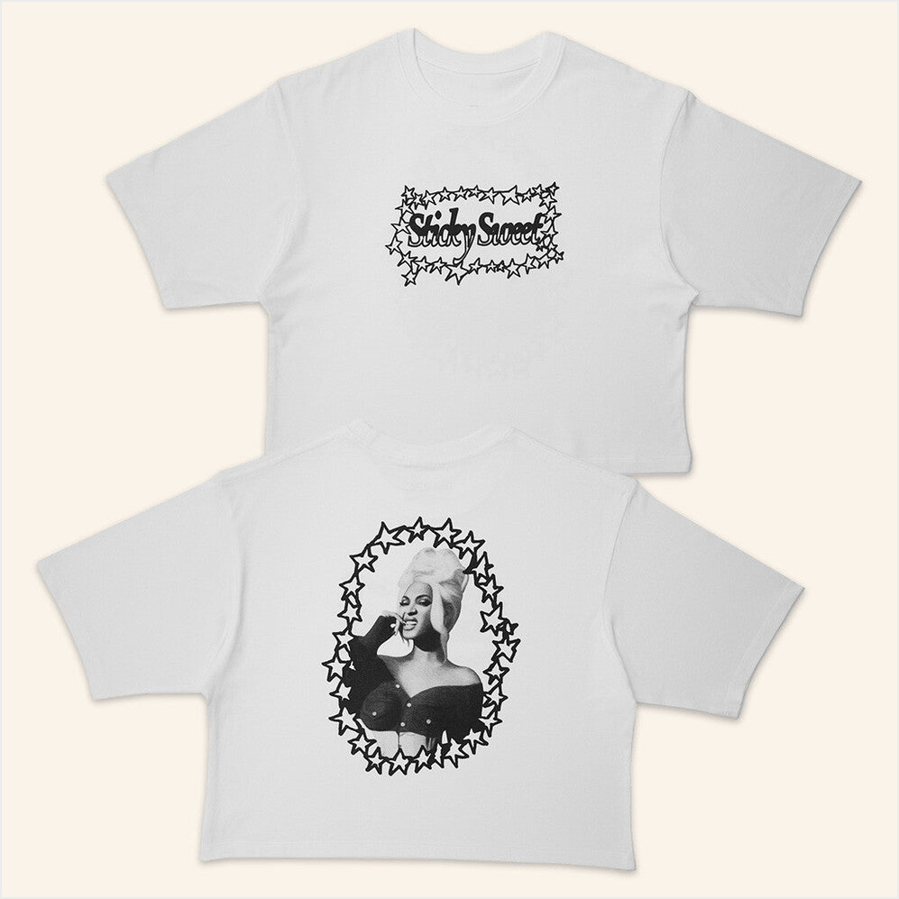 Sticky Sweet Cropped T-Shirt Beyonce Shirt Beyonce Cowboy Carter Tour Merch 2025 Girlfriend Gifts