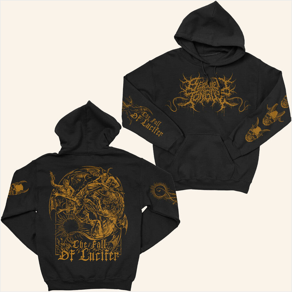 store Merch Befouled Tongue Fall Of Lucifer Hoodie Indiemerch Birthday Gifts For Friends