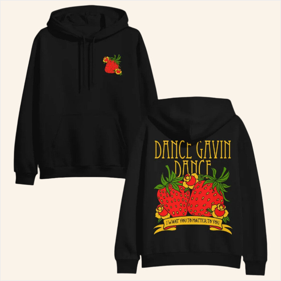StrawberryÃ¢â‚¬â„¢s Wake Hoodie Dancegavindance Band Merch Birthday Gifts For Fans Gifts For Besties