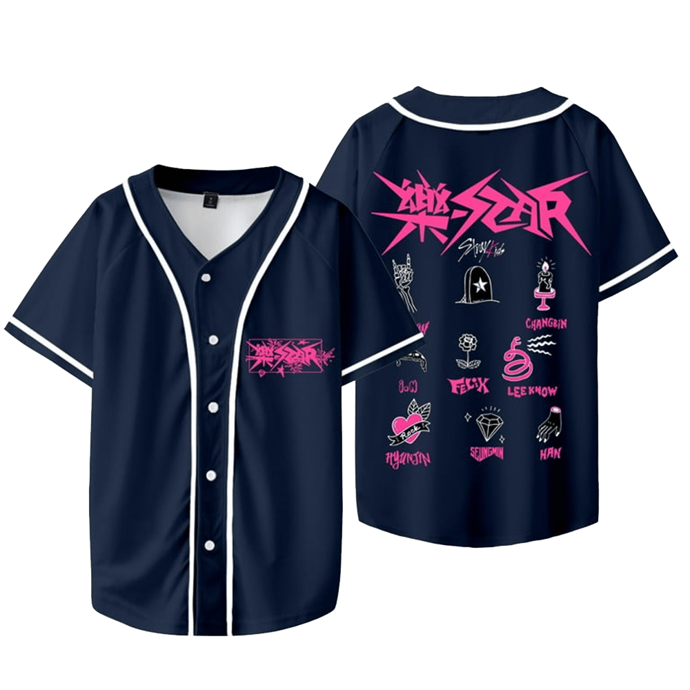 Stray Kids Merch New Star Album SKZ Baseball Jacket Gifts For Music Fans