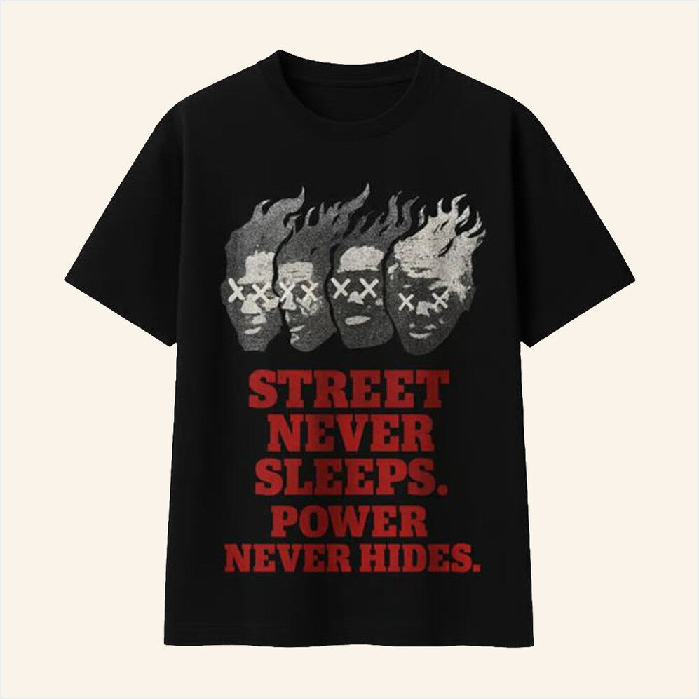 Streets Never Sleeps Shirt Hotnews Afro Merch Present For Husband Gifts For Best Friend