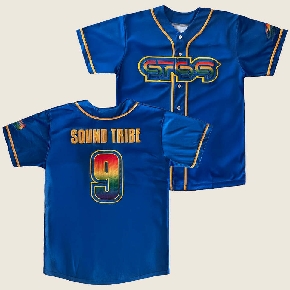 Sts9 Merch Throwback Roygbiv Sts9 Logo Baseball Jersey Husband Gifts Birthday Gifts For Friends