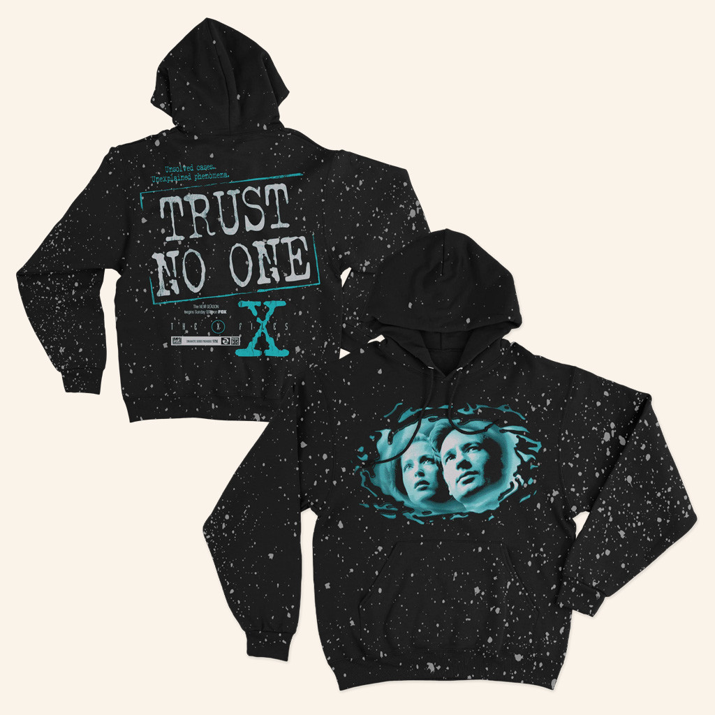 Studio House Designs Merch Trust No One Tie Dye Hoodie Gifts For Besties