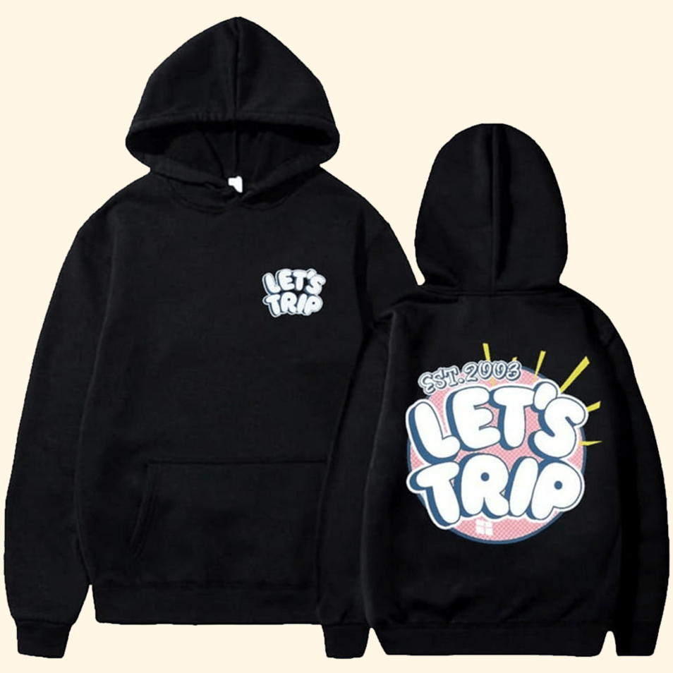 Sturniolo Triplets Let's Trip Bubble Hoodie Sturniolo Triplets Merch Birthday Gifts For Fans