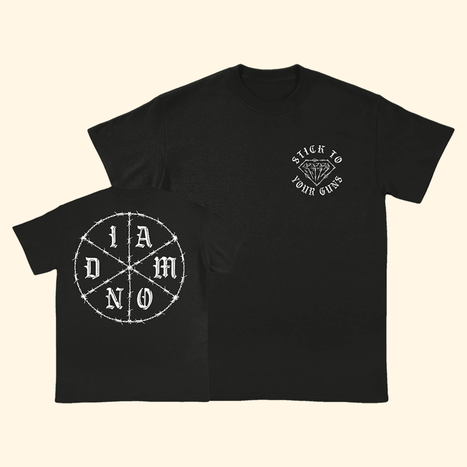 STYG Diamond Shirt Stick To Your Guns Merch Gifts For Father Unique Band Tee Gifts For Best Friend