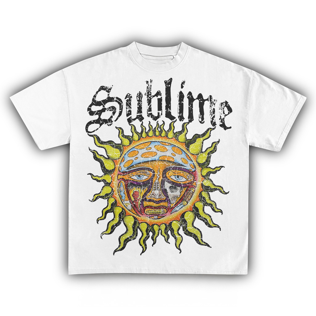 Sublime Vintage White T-Shirt Sublime Merch Gift Ideas For Music Lovers