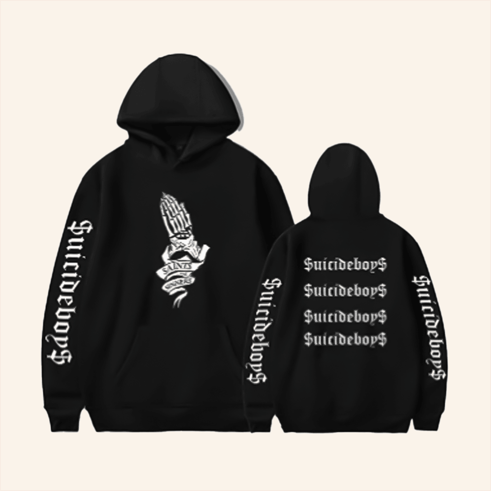 SuicideBoys Hoodie Suicide Boys Merch Vintage Goths Hip Hop Print Hoodie Gifts For Music Lovers