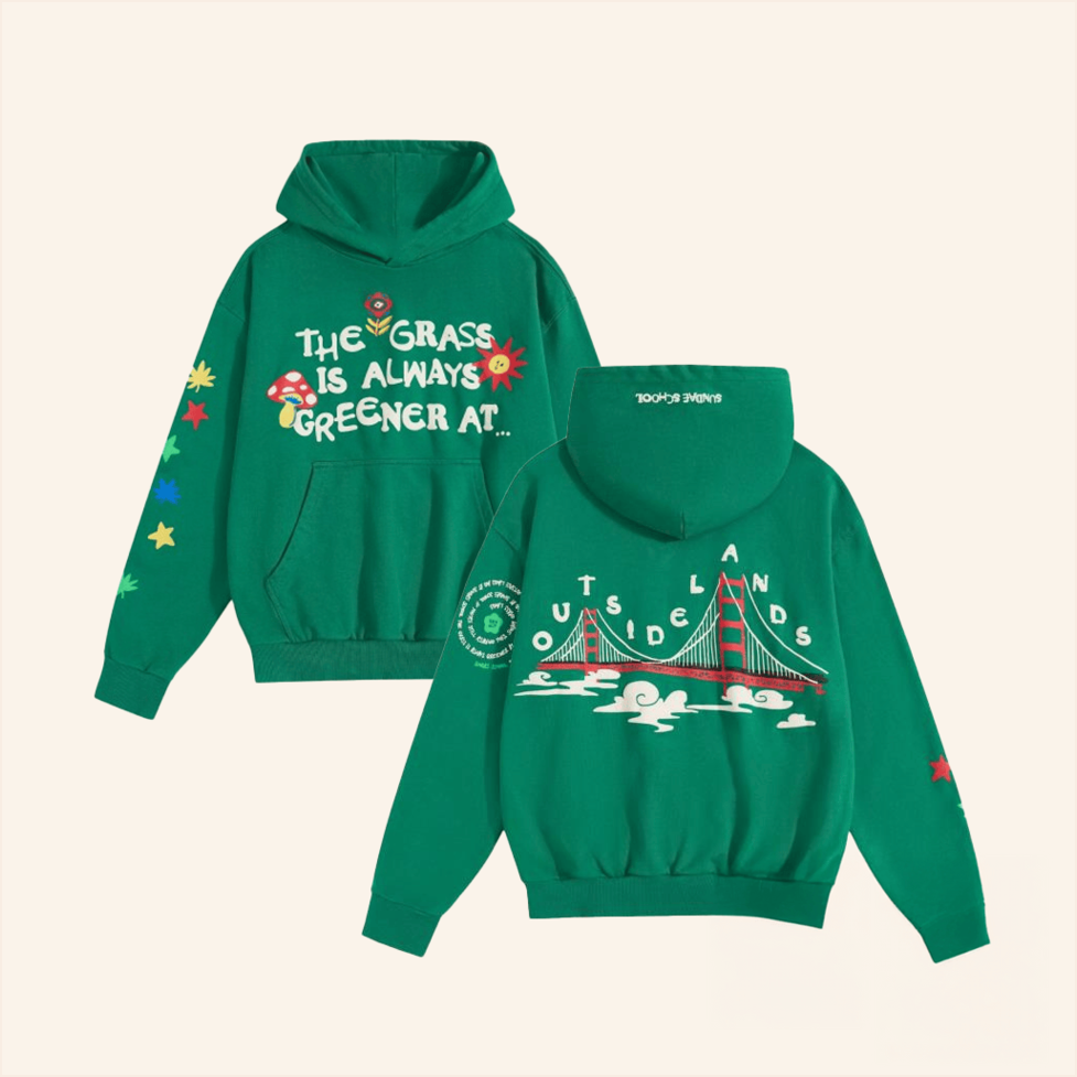 Sundae School X Outside Lands Hoodie Outside Lands Merch Gift Ideas For Her Best Friend Gifts