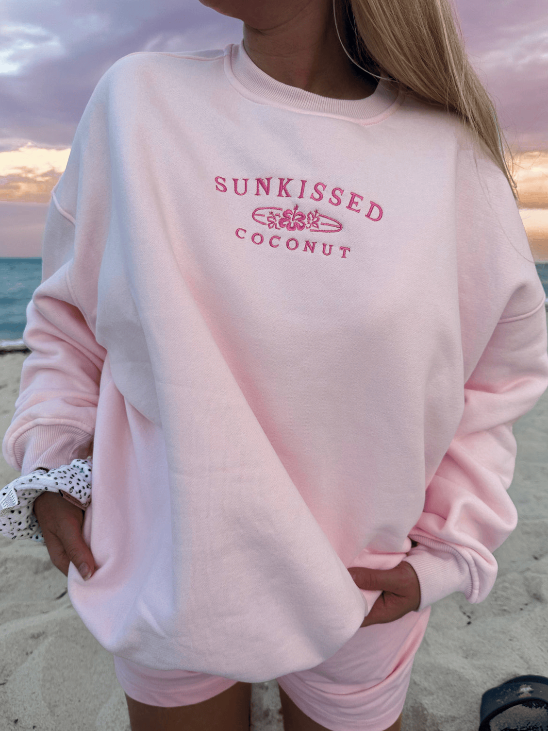 Sunkissed Coconut Sweatshirt Perfect Mother Day Gifts Father's Day Gift for Him Gifts For Fans