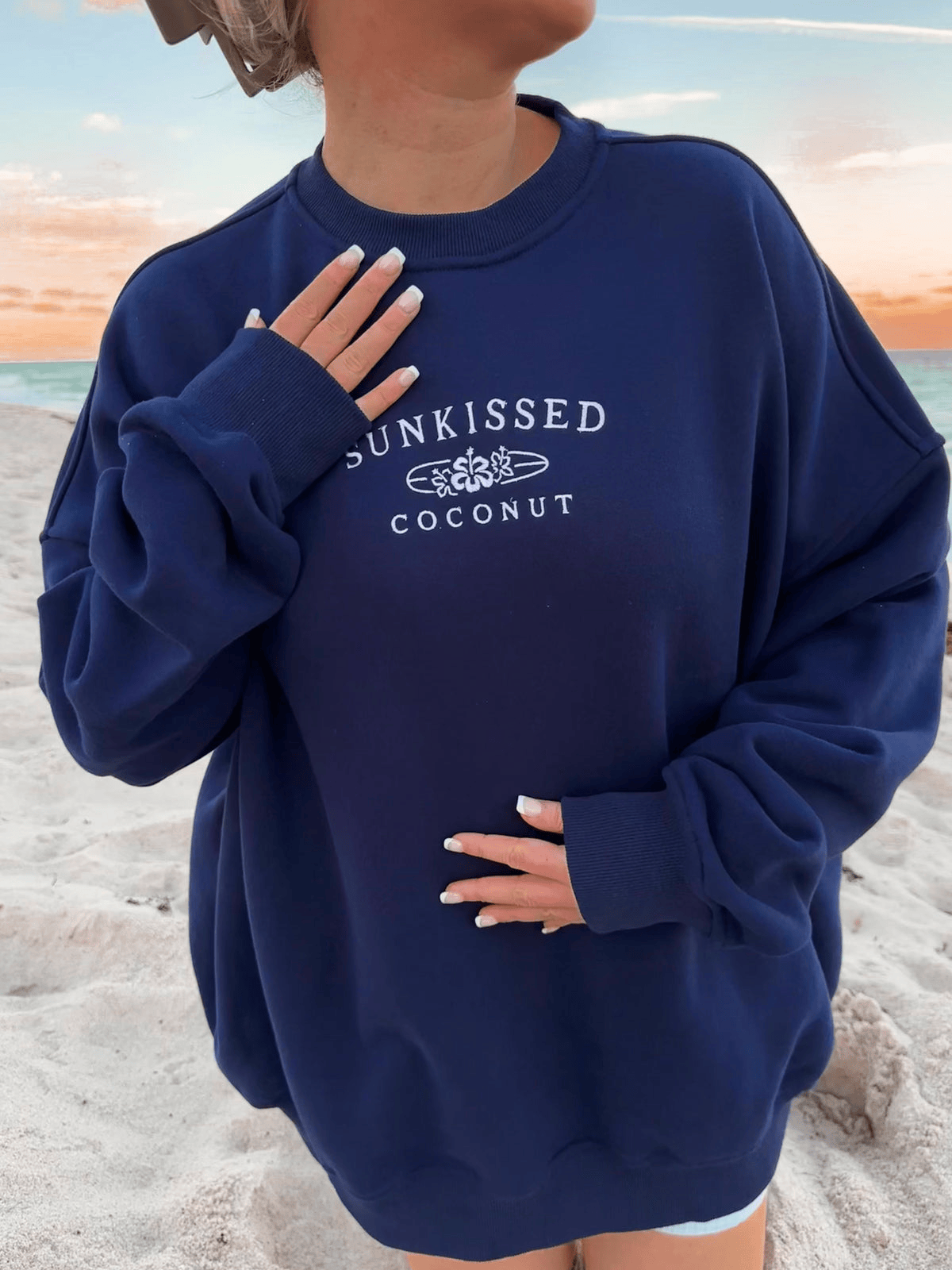 Sunkissed Coconut Sweatshirt Sunkissed Coconut Merch 1St Mothers Day Gifts