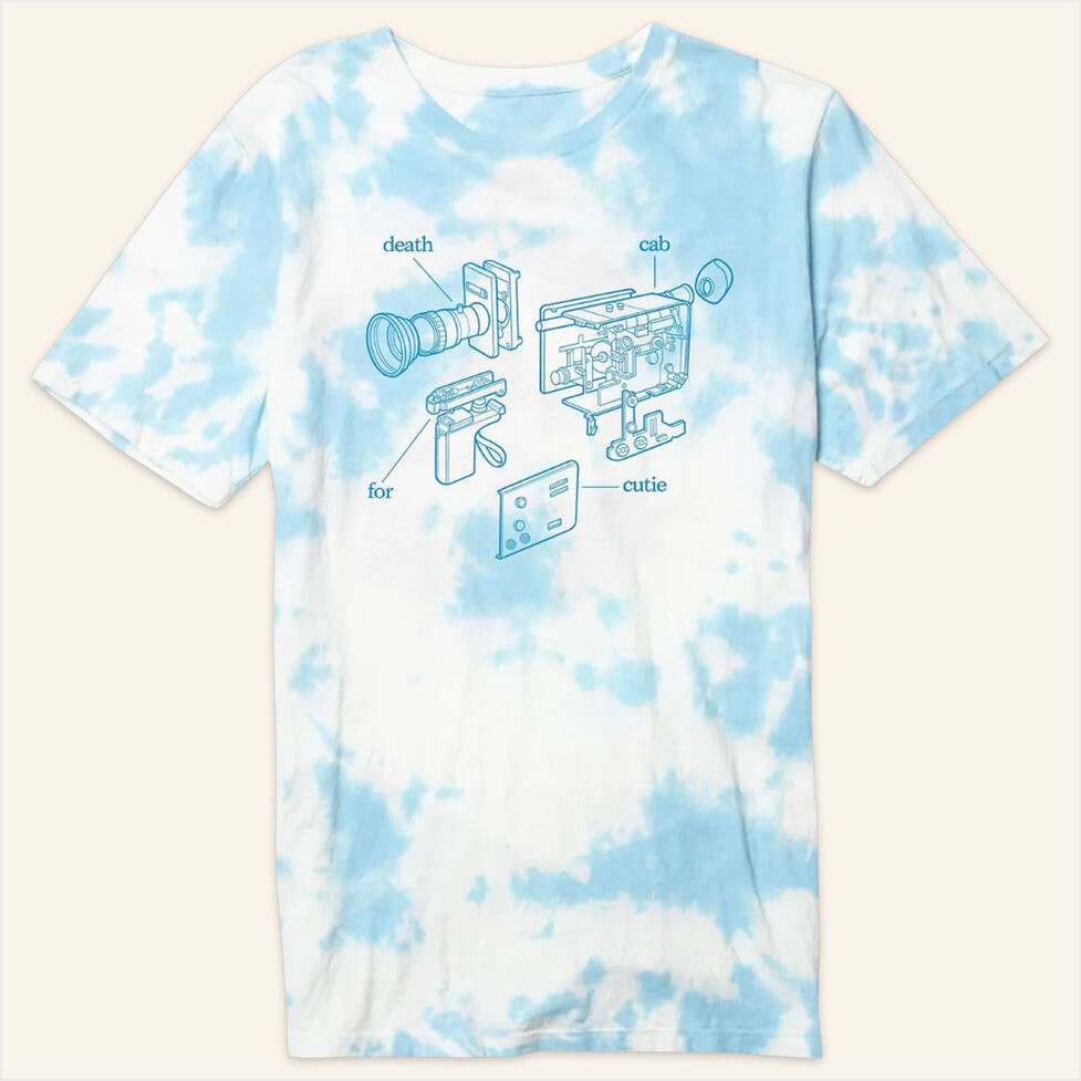 Super 8 Cloud Dye T-Shirt Death Cab For Cutie Merch Best Friend Birthday Gifts