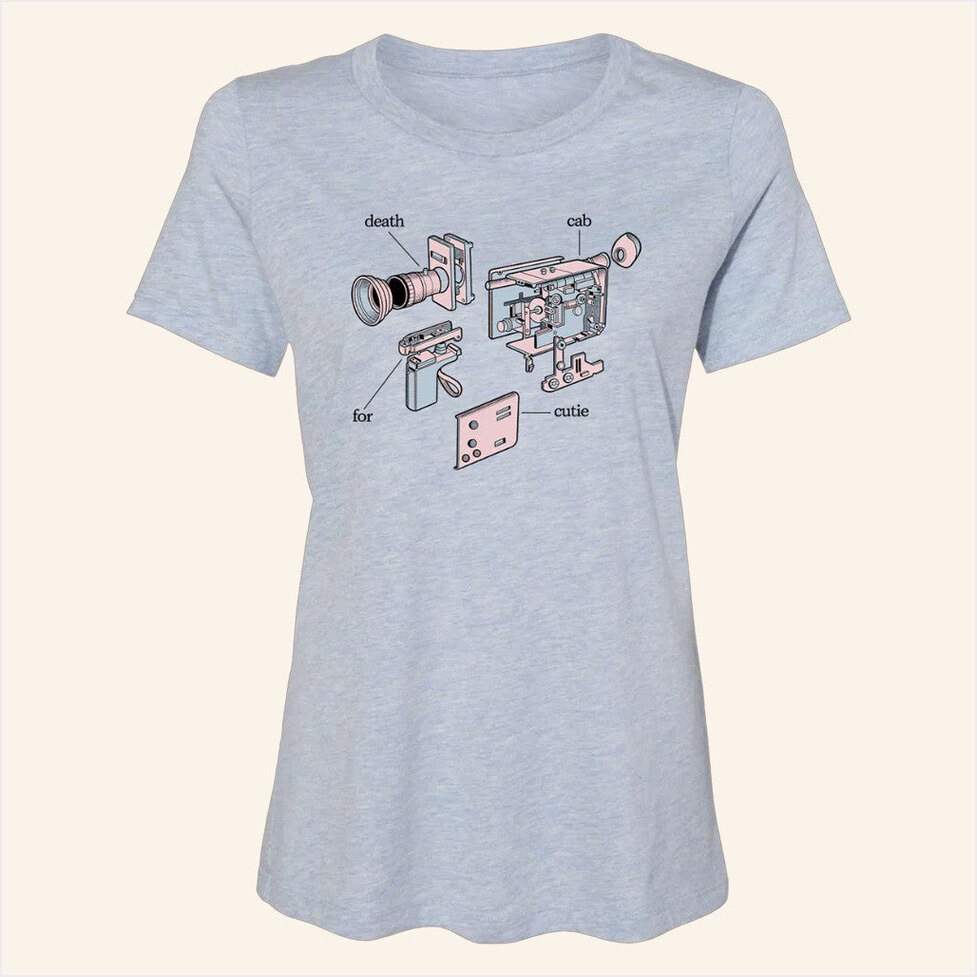 Super 8 Womens T-Shirt Death Cab For Cutie Merch Best Friend Birthday Gifts Christmas Presents