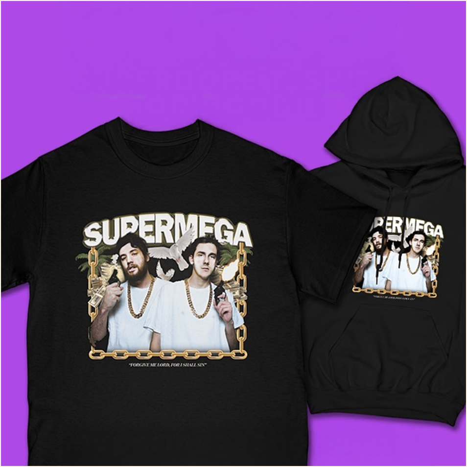 Supermega Forgive Me Lord For I Shall Sin T-Shirt SuperMega Merch Awesome Father's Day Gifts