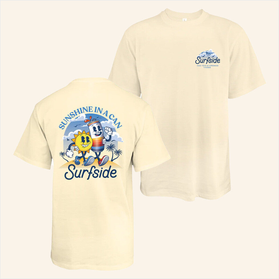 Surfside Sunshine In A Can Graphic T-Shirt Surfside Merch Present For Husband