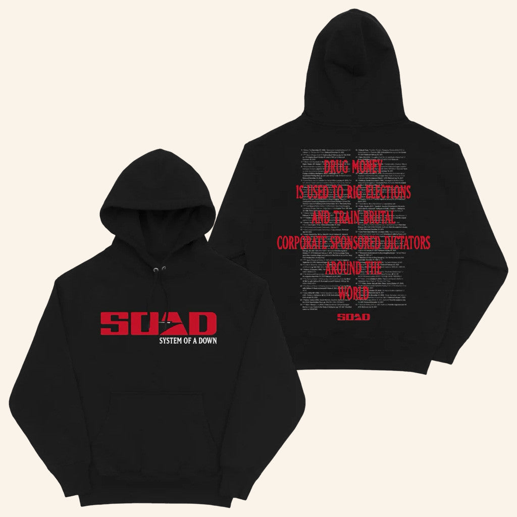 System Of A Down Merch Tour 2025 CCA Hoodie Birthday Ideas For Boyfriend