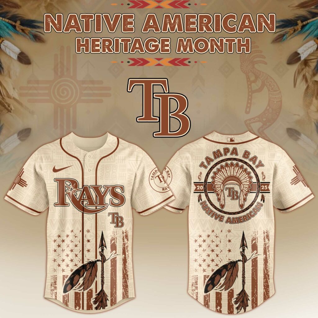 Tampa Bay Rays X Native American Heritage Month Limited Edition Jersey 2025