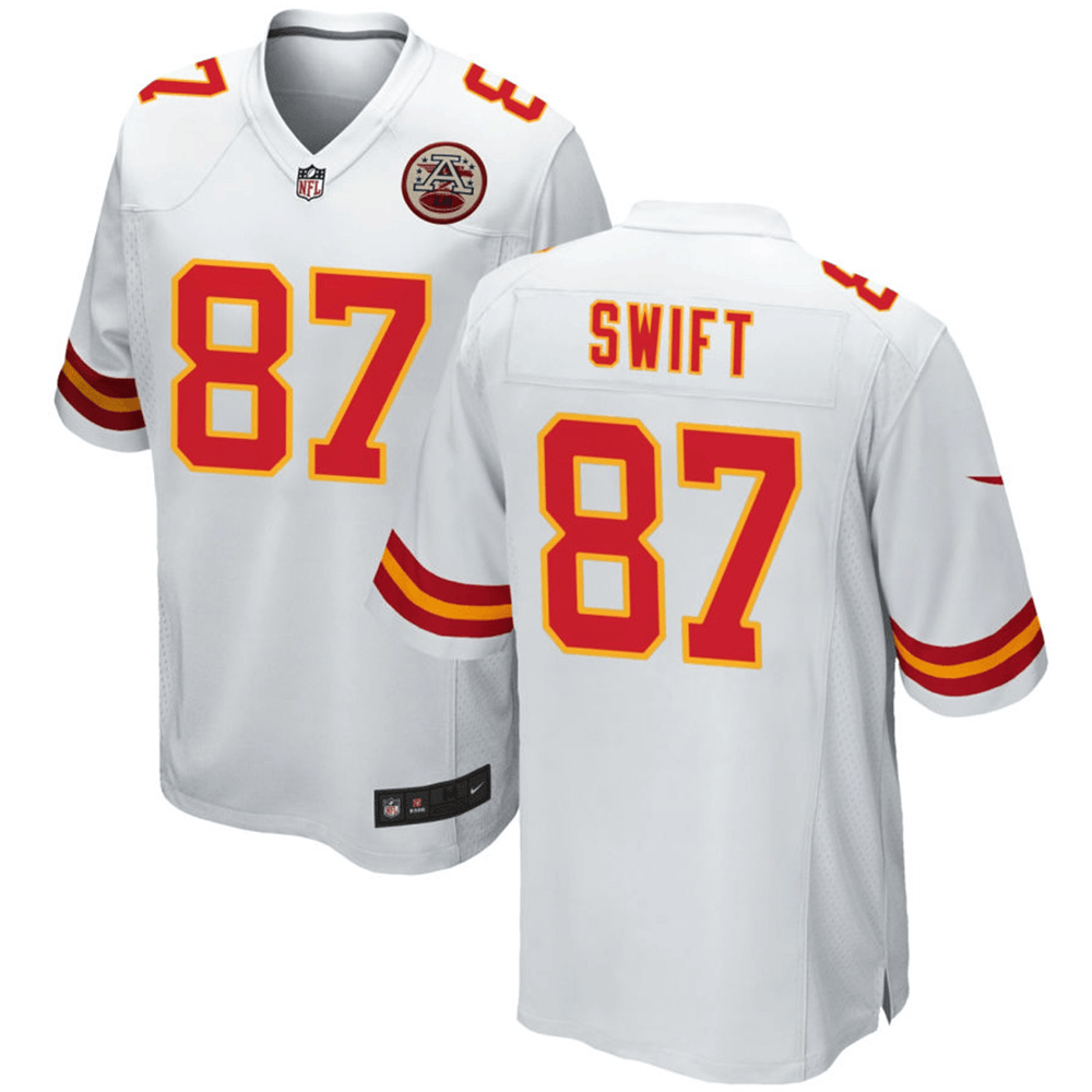 Taylor Swift Chiefs Jersey Taylor Swift Swiftie Kansas City Chiefs White Jersey Swifties Gifts