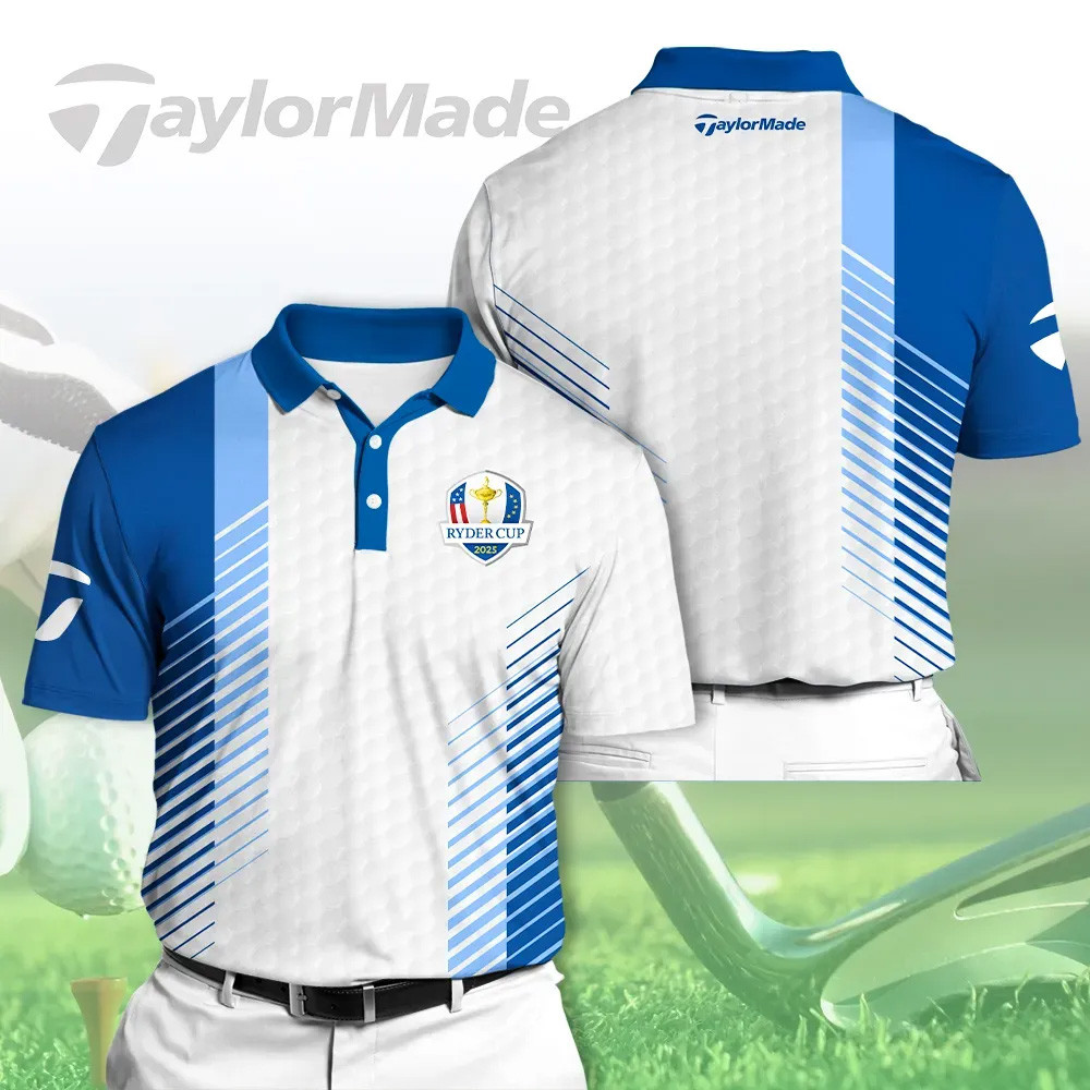 TaylorMade x Ryder Cup 2025 Polo Shirt Golf Clothing Good Gifts For Golfers Father's Day