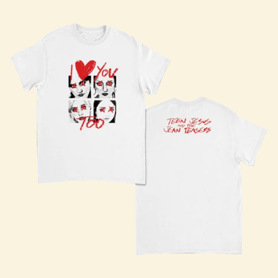 Teen Jesus And The Jean Teasers Eyes Crossed T-Shirt 24Hundred Merch Birthday Gifts For Husband