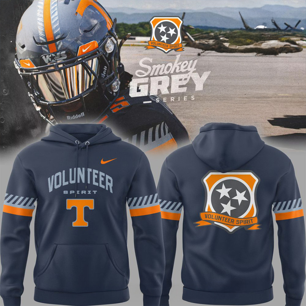 Tennessee Volunteers Football Smokey Grey Volunteer Spirit Hoodie Volunteers Merch For Fans